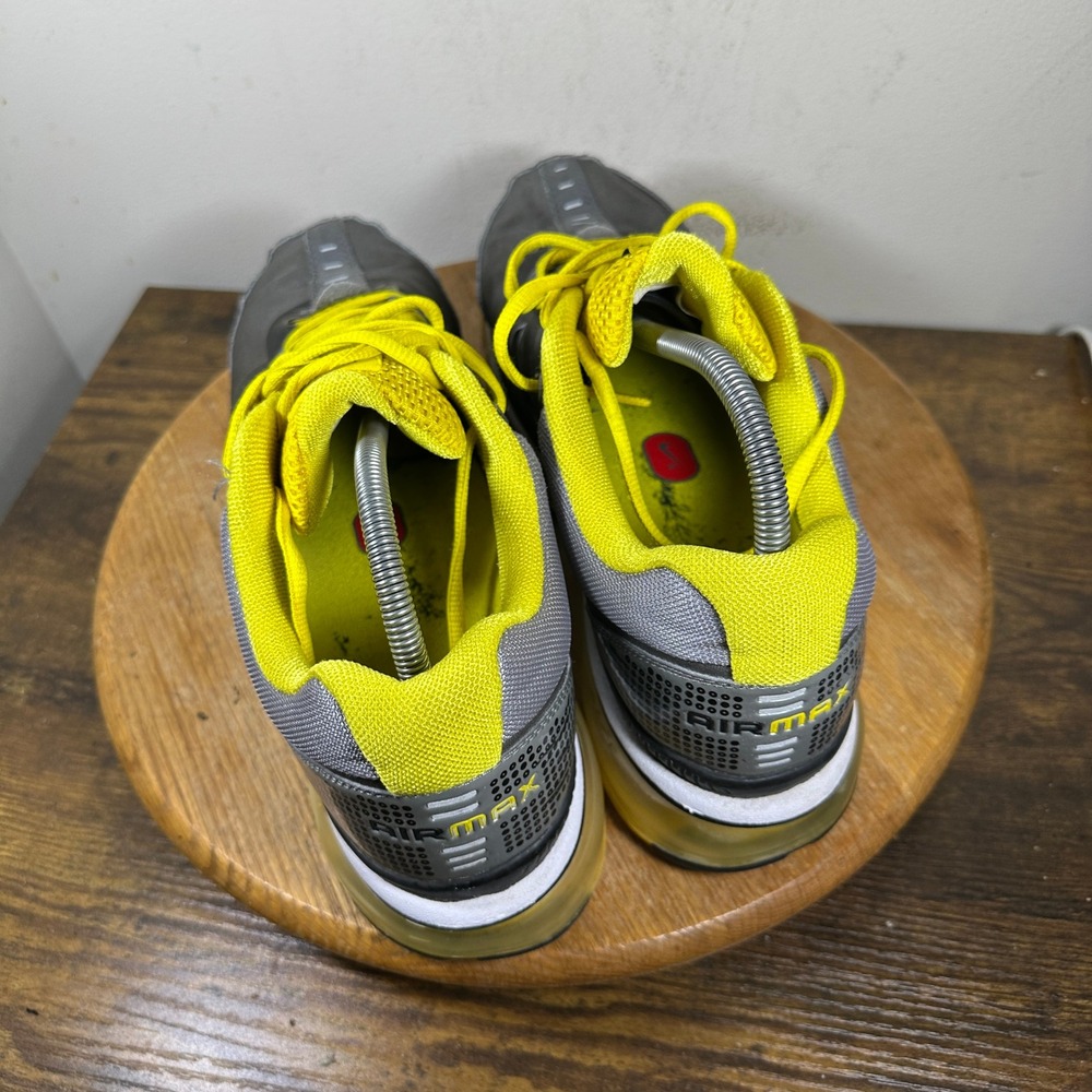 Nike Air Max+ 2009 Mens Running Shoes Grey Yellow 354744-012 Size 12 - Picture 3 of 10
